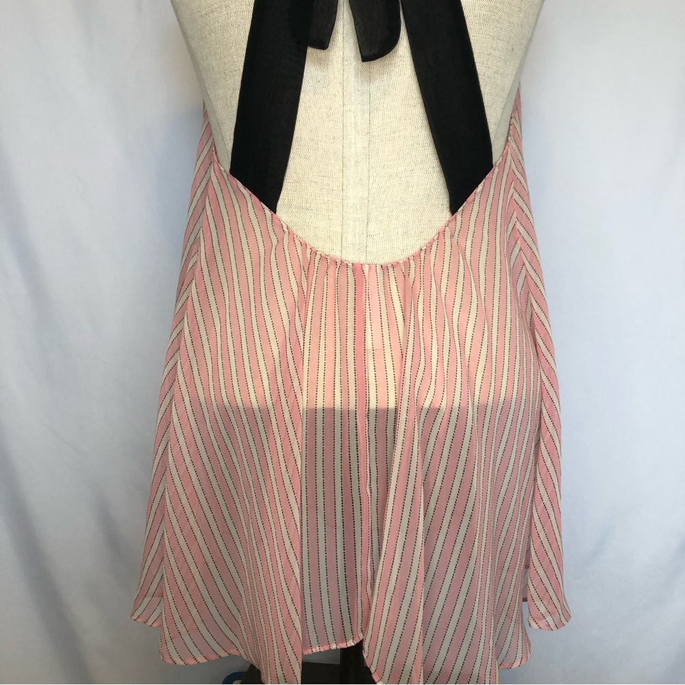 Victoria’s Secret Pink And White Stripe Sheer Nightgown - Picture 9 of 12